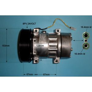 Compressor (AirCon Pump) Rvi Truck Midlum 160.10 Diesel (May 2006 to 2023)