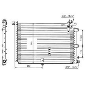 Condenser (AirCon Radiator) Saab 9000 2.0 TURBO Petrol (Dec 1990 to Dec 1992)