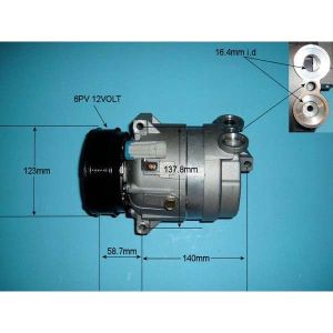 Compressor (AirCon Pump) Saab 9-3 2.2 TiD Diesel (Feb 1998 to Sep 2002)