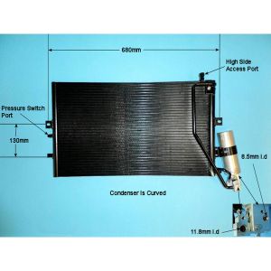 Condenser (AirCon Radiator) Saab 9-5 2.0 TURBO Petrol (2003 to Dec 2010)