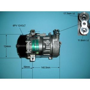 Compressor (AirCon Pump) Saab 9-3 1.9 TTid (Twin turbo) Diesel (Jun 2007 to Feb 2015)