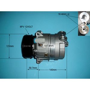 Compressor (AirCon Pump) Saab 9-3 1.9 Tid Diesel (Aug 2004 to Feb 2008)