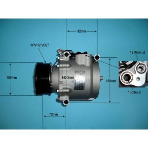 Compressor (AirCon Pump) Saab 9-3 2.3 TURBO Petrol (Oct 1999 to Aug 2003)