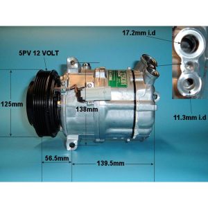 Compressor (AirCon Pump) Saab 9-3 2.0 T Biopower Petrol (Jan 2007 to Jun 2010)