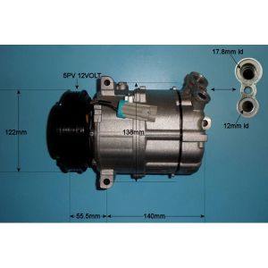 Compressor (AirCon Pump) Saab 9-3 2.0 T Biopower Petrol (Jan 2007 to Jun 2010)