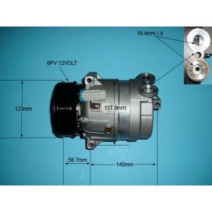 Compressor (AirCon Pump) Saab 9-3 1.9 Tid Diesel (Feb 2008 to Mar 2011)