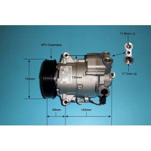 Compressor (AirCon Pump) Saab 9-5 2.0 T Petrol (May 2010 to 2023)