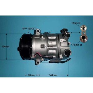 Compressor (AirCon Pump) Saab 9-5 2.0 TTiD Diesel (May 2010 to 2023)