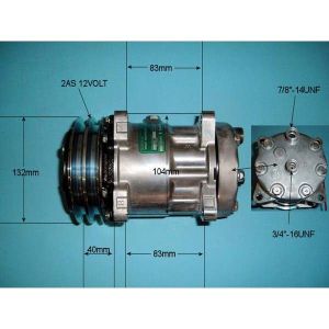 Compressor (AirCon Pump) Same Tractor Iron 140 Diesel (2012 to 2023)