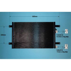 Condenser (AirCon Radiator) Seat Alhambra 1.8 TURBO Petrol (Oct 1997 to Apr 2000)