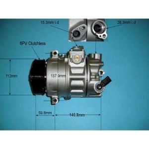 Compressor (AirCon Pump) Seat Altea 1.6 TDi Diesel (Oct 2009 to 2023)