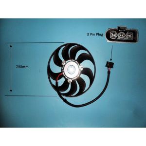 Radiator Cooling Fan Seat Leon 1.8 20v T CUPRA Petrol (Feb 2002 to Jun 2006)