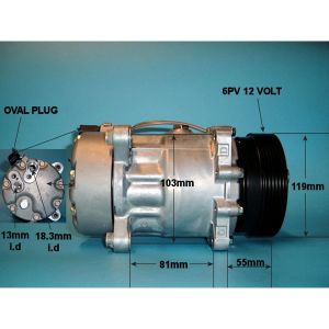 Compressor (AirCon Pump) Skoda Octavia MK1 1997-2010 1.8 20v TURBO Petrol (Jun 1999 to Feb 2003)