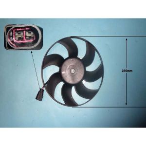 Radiator Cooling Fan Skoda Octavia MK2 2004- 2.0 TDi Diesel (Feb 2004 to Jun 2013)
