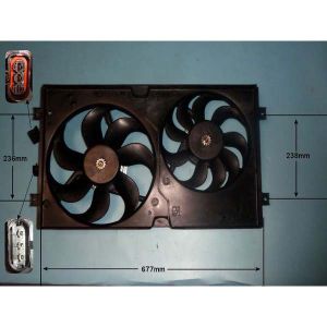 Condenser Cooling Fan Skoda Fabia MK2 1.6 Petrol (Mar 2010 to Dec 2014)