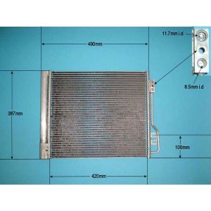 Condenser (AirCon Radiator) Smart / MCC For Two Cabrio Electric Drive Petrol (Dec 2011 to 2023)