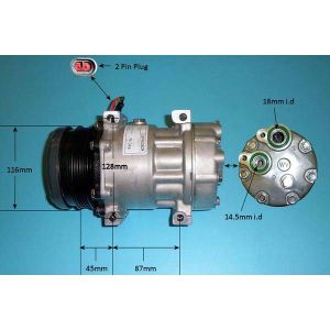 Compressor (AirCon Pump) Steyr Tractor 4110 Diesel (1990 to 2023)