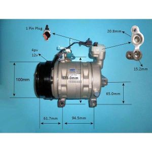 Compressor (AirCon Pump) Subaru Forester 2.0 Petrol (Jan 2008 to Sep 2013)
