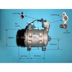 Compressor (AirCon Pump) Subaru Impreza Hatchback 1.5 Petrol (Jan 2008 to Mar 2012)