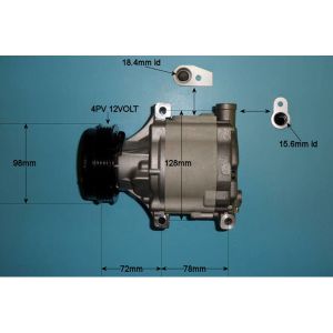 Compressor (AirCon Pump) Subaru Legacy 2.0 Petrol (Jul 2006 to Dec 2009)