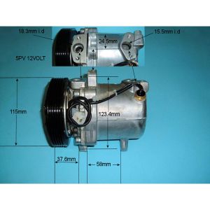 Compressor (AirCon Pump) Suzuki Baleno 1.6 Petrol (Jul 1996 to May 2002)