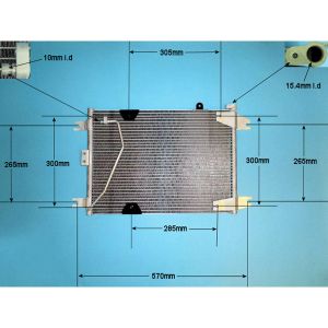 Condenser (AirCon Radiator) Suzuki Grand Vitara 2.5 Petrol (Jan 1998 to Aug 1998)