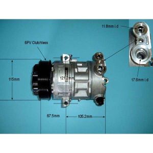 Compressor (AirCon Pump) Suzuki Swift 1.3 DDiS Diesel (Oct 2010 to 2023)