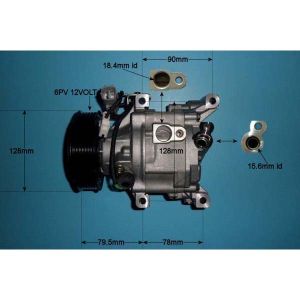 Compressor (AirCon Pump) Toyota MR2 1.8 16v Petrol (Apr 2000 to 2023)
