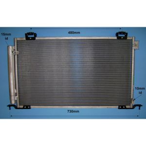 Condenser (AirCon Radiator) Toyota Avensis 2.0 VVTi Petrol (Apr 2003 to Nov 2008)