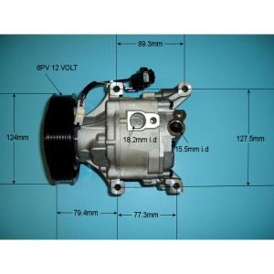 Compressor (AirCon Pump) Toyota Corolla 1.4 D4D Diesel (Jun 2004 to Jul 2007)