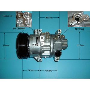 Compressor (AirCon Pump) Toyota Avensis 1.8 VVTi Petrol (Apr 2003 to Nov 2008)