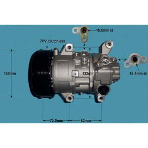 Compressor (AirCon Pump) Toyota Avensis 2.4 Petrol (Sep 2003 to Nov 2008)