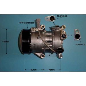 Compressor (AirCon Pump) Toyota Auris Touring Sports 1.4 D4D Diesel (Jul 2013 to Dec 2018)