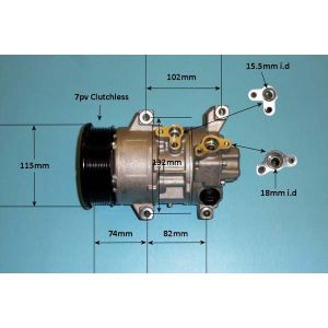 Compressor (AirCon Pump) Toyota Auris Touring Sports 2.0 D4D Diesel (Jul 2013 to 2023)
