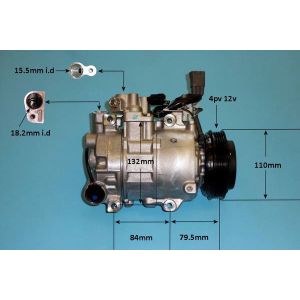 Compressor (AirCon Pump) Toyota IQ 1.0 Petrol (Jan 2009 to Dec 2015)