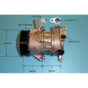 Compressor (AirCon Pump) Toyota Yaris 1.4 D4D Diesel (Jul 2014 to 2023)