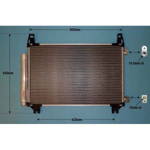 Condenser (AirCon Radiator) Toyota Yaris 1.0 Petrol (Dec 2010 to May 2015)