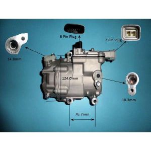 Compressor (AirCon Pump) Toyota Auris 1.8 Hybrid Petrol (Oct 2012 to Dec 2018)
