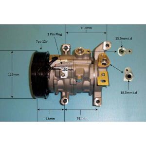 Compressor (AirCon Pump) Toyota Hi-Lux 2.4 D Diesel (Oct 2018 to 2023)