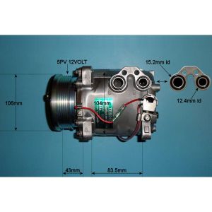 Compressor (AirCon Pump) TVR Sagaris 4.0 Petrol (Jul 2004 to Dec 2006)