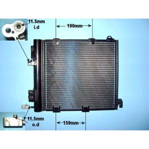Condenser (AirCon Radiator) Vauxhall Astra G MK4 1.7 D Diesel (Feb 2002 to May 2005)