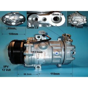 Compressor (AirCon Pump) Vauxhall Astra G MK4 1.2 16v Petrol (2002 to Feb 2004)