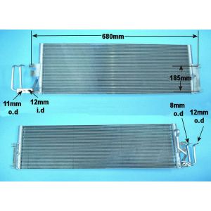 Condenser (AirCon Radiator) Vauxhall Vectra B (96-02) 1.6 Petrol (Jun 1997 to Feb 1999)