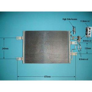 Condenser (AirCon Radiator) Vauxhall Meriva  A (03-09) 1.7 CDTi Diesel (Sep 2003 to Jun 2010)