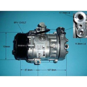 Compressor (AirCon Pump) Vauxhall Astra G MK4 2.0 Di NON TURBO Diesel (Sep 2000 to 2002)