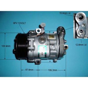 Compressor (AirCon Pump) Vauxhall Astra G MK4 1.7 DTi Diesel (Apr 1998 to Sep 2000)