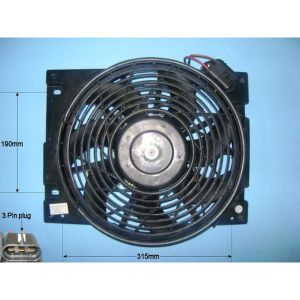 Condenser Cooling Fan Vauxhall Astra G MK4 2.2 16v Petrol (Mar 2000 to 2002)