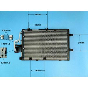 Condenser (AirCon Radiator) Vauxhall Combo C 1.6 8v Petrol (Aug 2001 to Jul 2003)