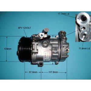 Compressor (AirCon Pump) Vauxhall Astra G MK4 1.7 DTi Diesel (Mar 2002 to May 2005)