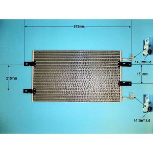 Condenser (AirCon Radiator) Vauxhall Vivaro 2.5 Dci Diesel (Sep 2000 to 2003)